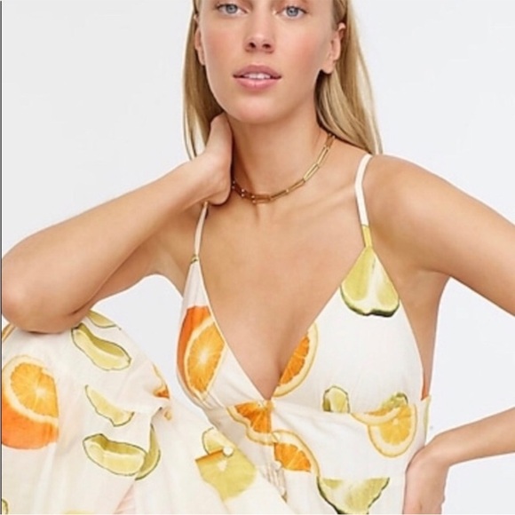 J. Crew Dresses & Skirts - J Crew citrus tiered dress Edie Parker S